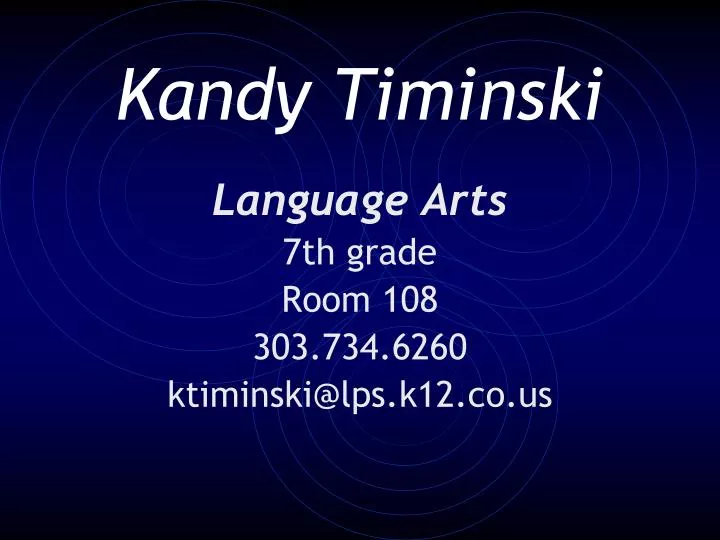 kandy timinski