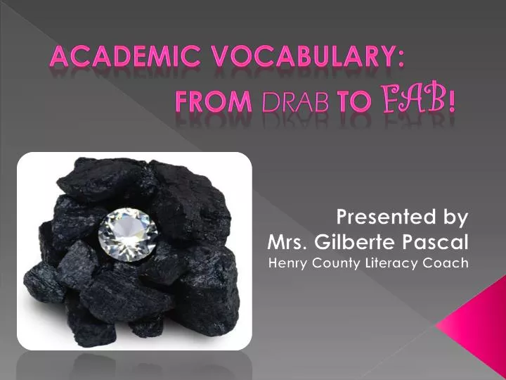 academic vocabulary from drab to fab