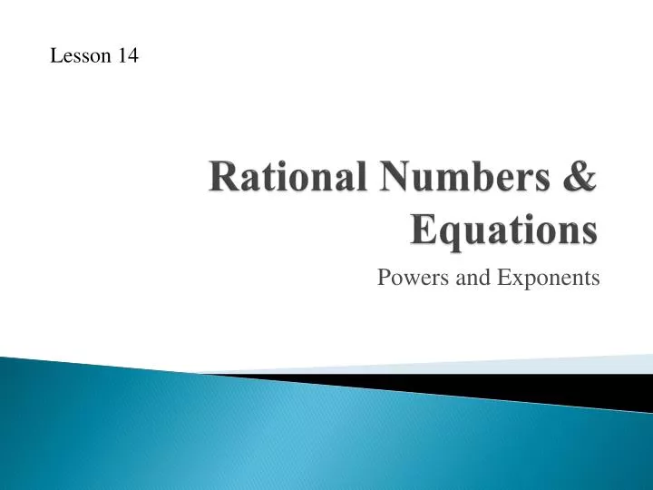 rational numbers equations