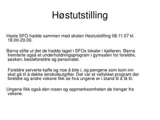 h stutstilling