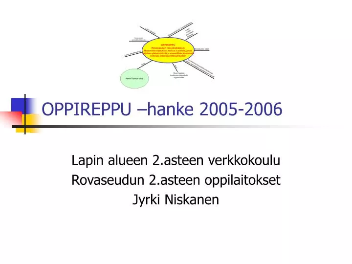 oppireppu hanke 2005 2006