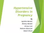 Hypertensive Disorders in Pregnancy - slide 1
