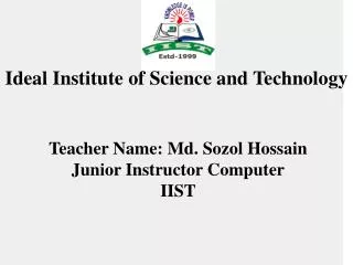 Ideal Institute of Science and Technology