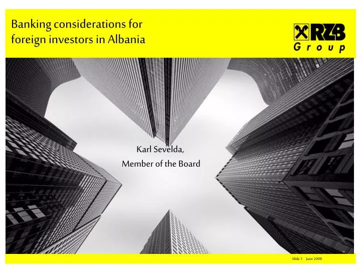 banking considerations for foreign investors in albania