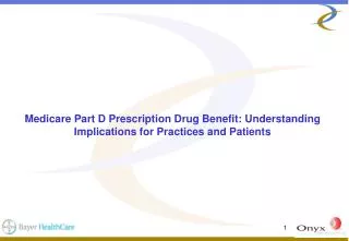 Medicare Part D Prescription Drug Benefit: Understanding Implications for Practices and Patients