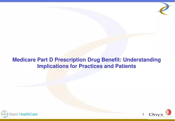 medicare part d prescription drug benefit understanding implications for practices and patients