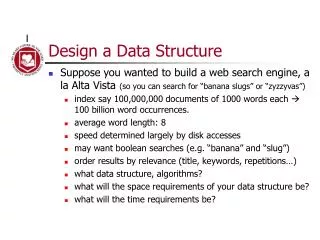 Design a Data Structure