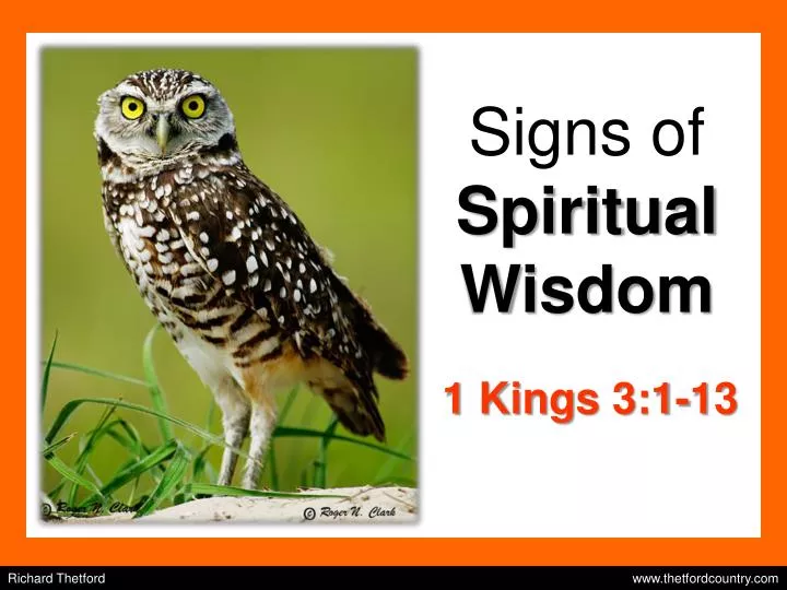 signs of spiritual wisdom