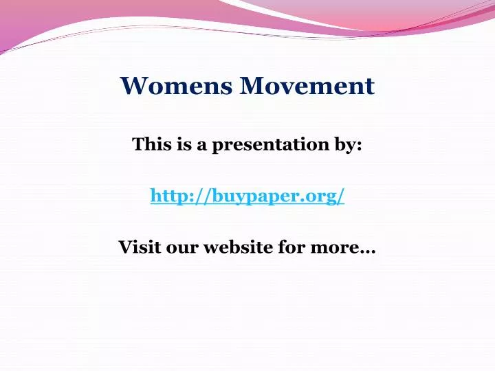 womens movement