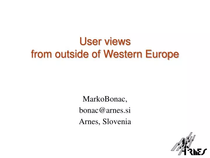 user views from outside of western europe
