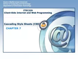 Cascading Style Sheets (CSS)