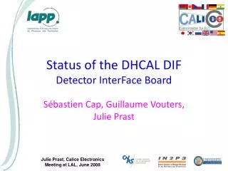 Status of the DHCAL DIF Detector InterFace Board