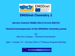 EMODnet Chemistry 2 Service Contract MARE/2012/10 S12.656742