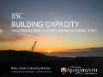 BUILDING CAPACITY - slide 1