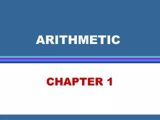 ARITHMETIC