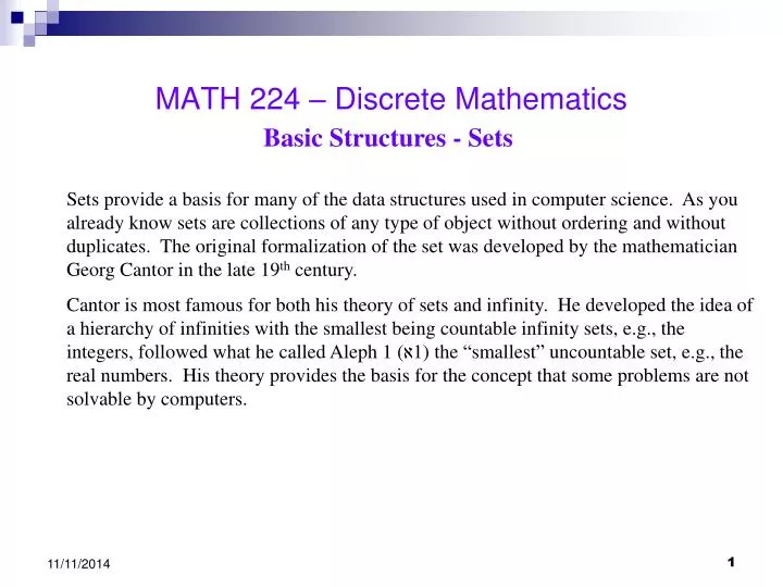 math 224 discrete mathematics