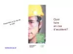 Disponible sur le site de la CSST - slide 1