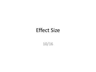 Effect Size