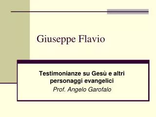 giuseppe flavio