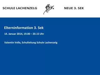 elterninformation 3 sek