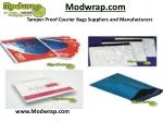 Tamper proof courier bags Suppliers amd Manufacturers - slide 1