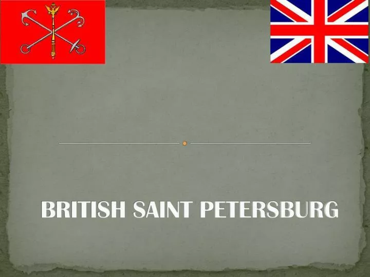 british saint petersburg