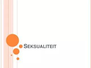 seksualiteit