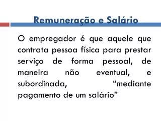 remunera o e sal rio
