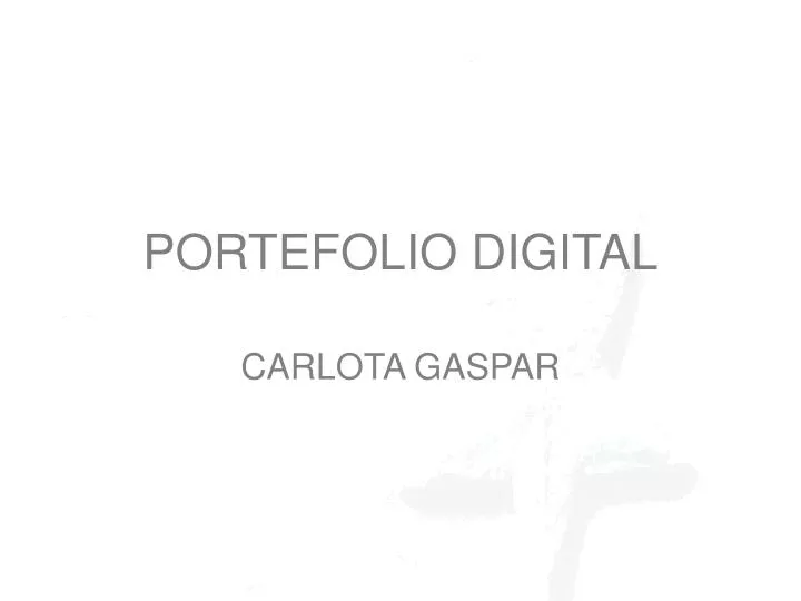 portefolio digital