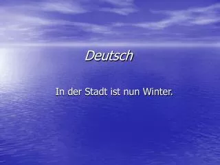 deutsch
