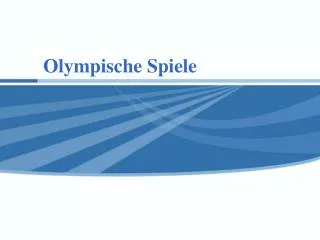 olympische spiele