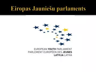 eiropas jaunie u parlaments