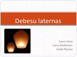 debesu laternas
