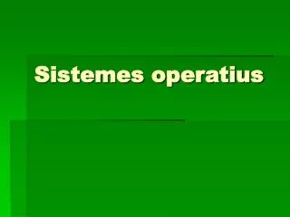 sistemes operatius