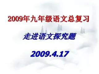 2009 2009 4 17