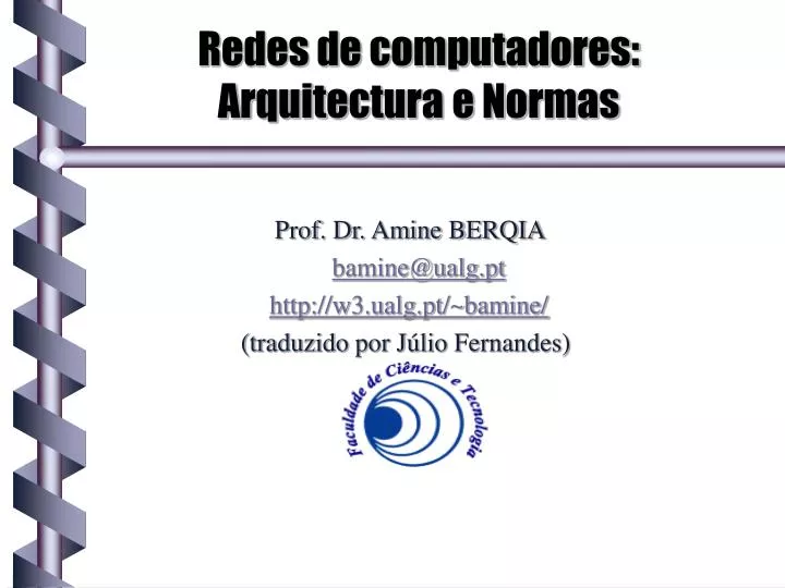 redes de computadores arquitectura e normas
