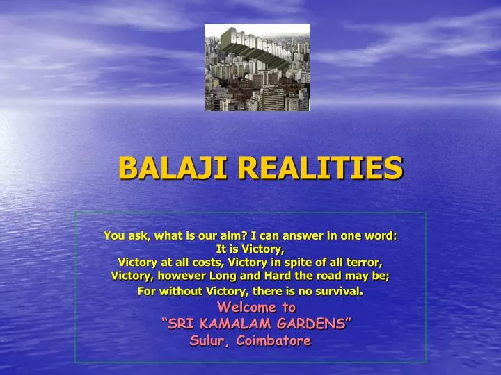 balaji realities
