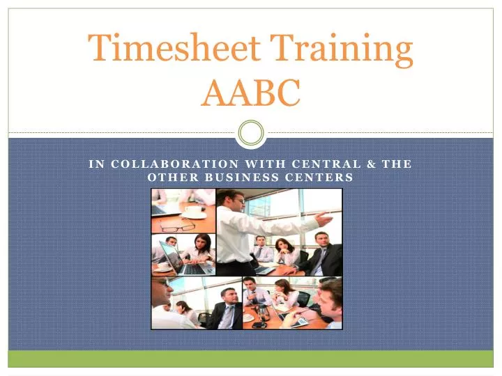 timesheet training aabc