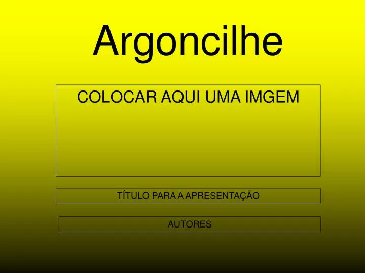 argoncilhe