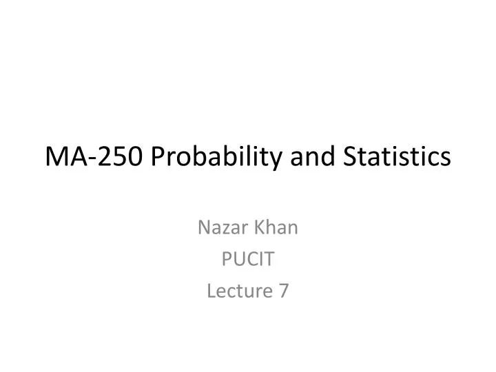 ma 250 probability and statistics