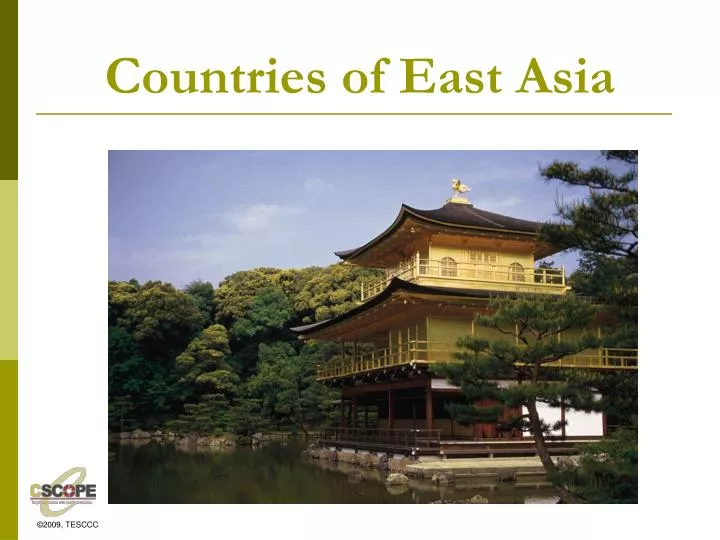 countries of east asia