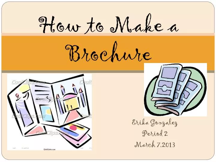 how to make a brochure