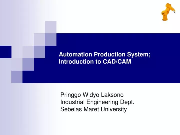 automation production system introduction to cad cam