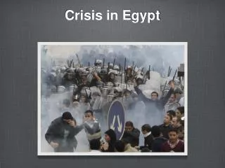 Crisis in Egypt