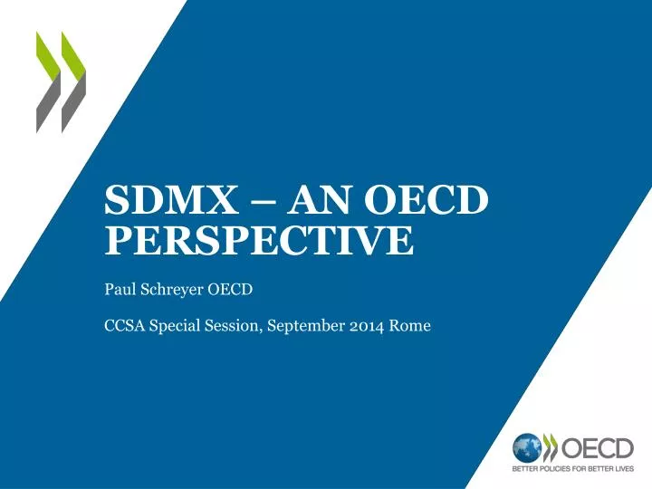 sdmx an oecd perspective