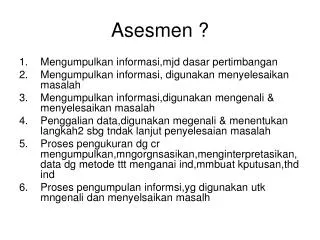 asesmen