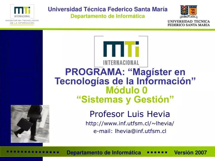 programa mag ster en tecnolog as de la informaci n m dulo 0 sistemas y gesti n