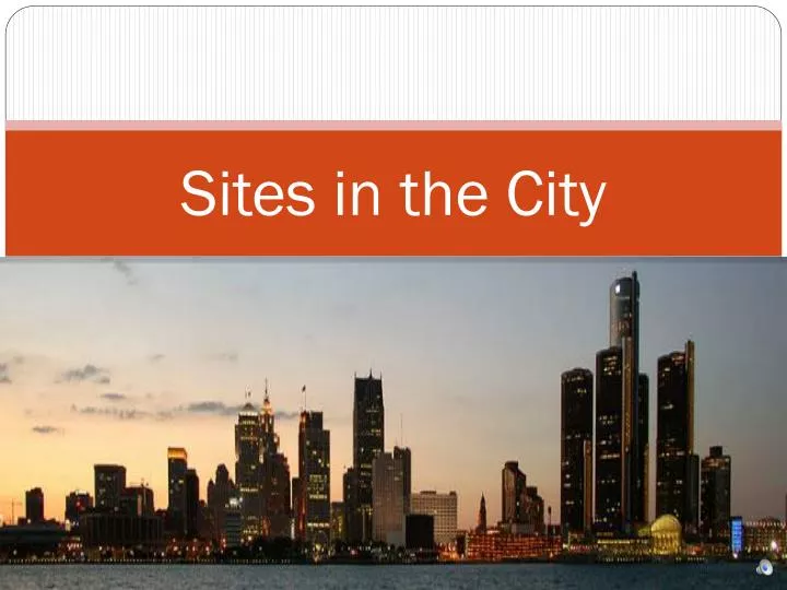 sites in the city