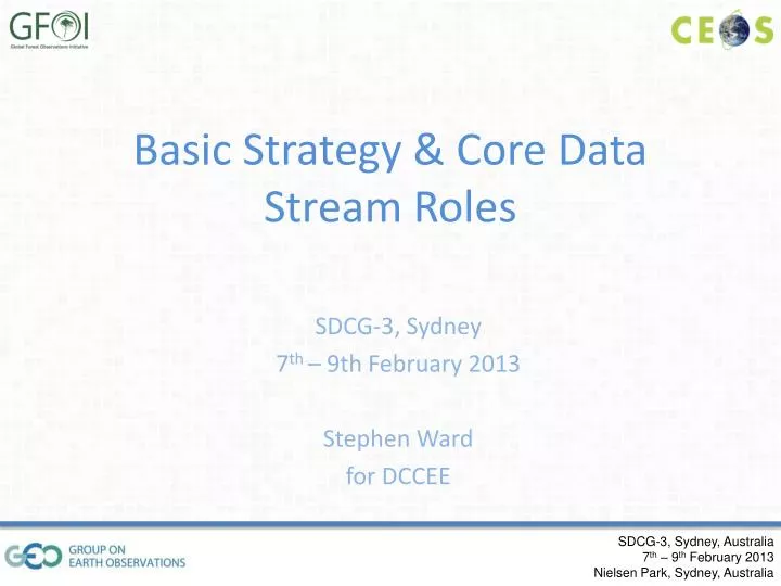 basic strategy core data stream roles