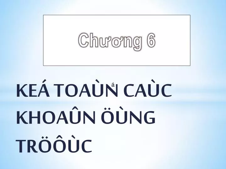 ke toa n ca c khoa n ng tr c